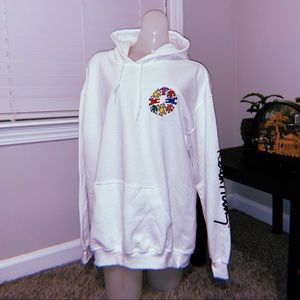 Keith Haring Dancing Circle Hoodie Size Large